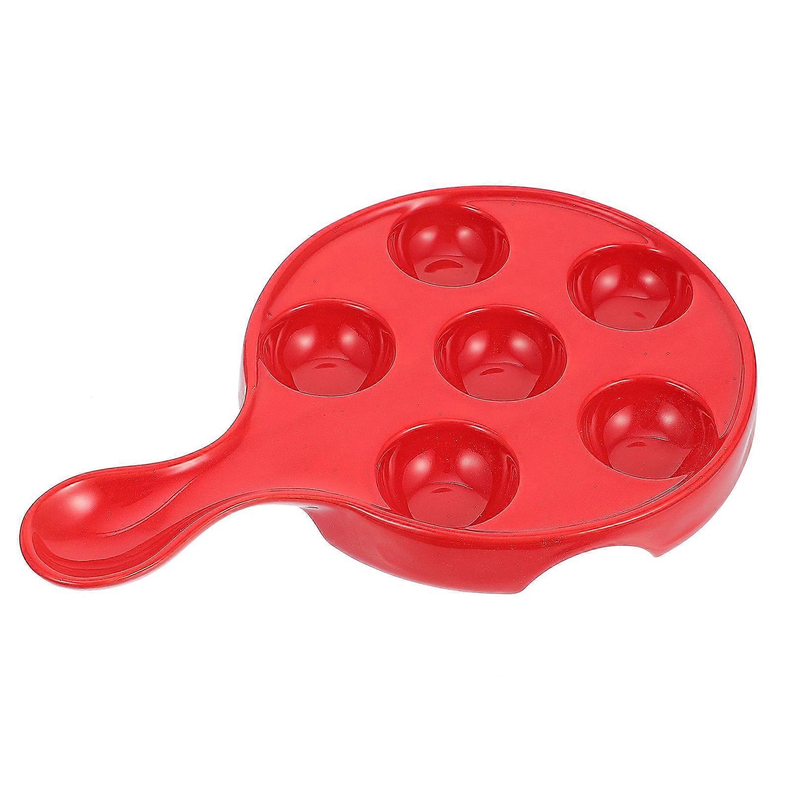 2Pcs Ceramic Escargot Plate for Kitchen Use Baking Dish
