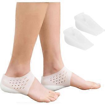 Heel Protectors Stretchy Heel Cups Cushion Support Invisible Height Elevators Shock Absorption Heel Heal Dry Cracked Heels, Achilles (5cm)