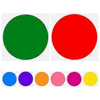 1 Set Carpet Markers Kids Multicolor Spot Circle Markers For Teachers Kids Room Classroom Preschool Decor Dance And Craft Supplies