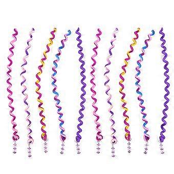 Lila Haarstyling-Clips, Mädchen-Haarstyling-Werkzeug zum Flechten, 12-teiliges Set
