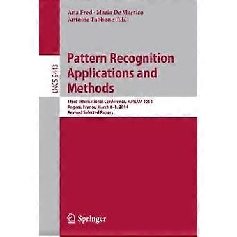 Pattern Recognition Applications And Methods Third International Conference I - Springer Nature B.V - Paperback - en Book