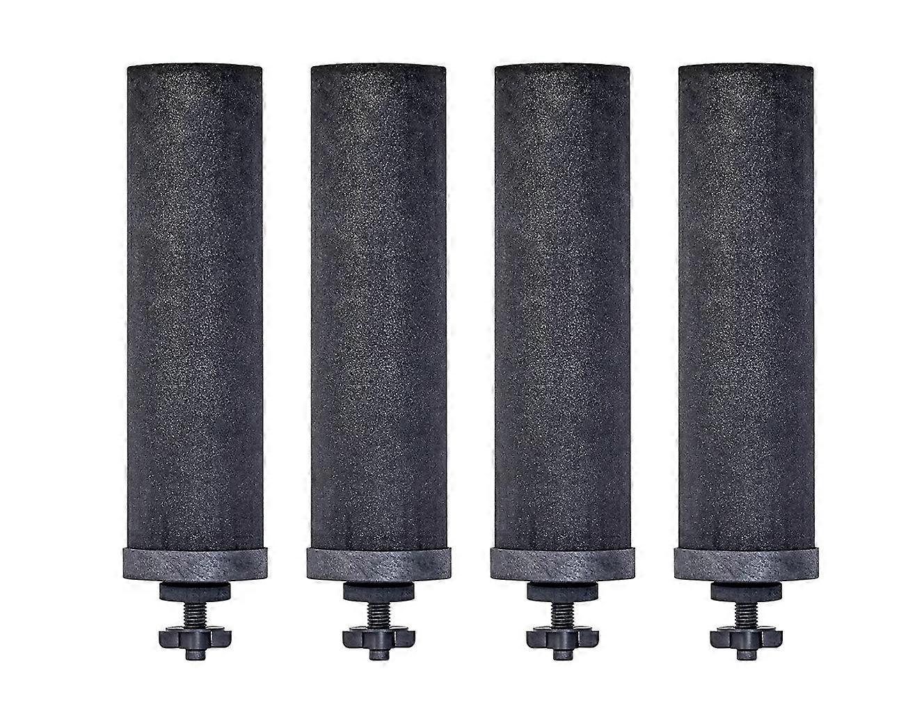 Authentieke zwarte Berkey Elements BB9-2 filters voor Berkey watersystemen (set van 4 zwarte Berkey Elements)