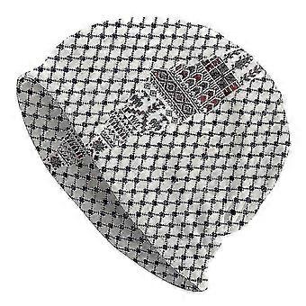 Wintermuts voor volwassenen met Palestijnse vlag, warm en gebreid