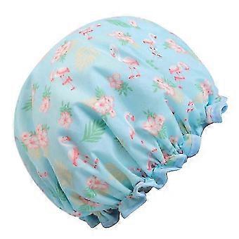 Shower Hat Double Layer Bathing Hat for Shower Use
