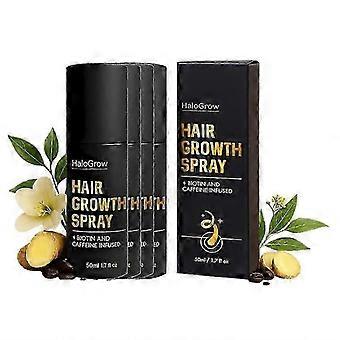 1-5x HaloGrow Haargroeispray met Biotine & Cafeïne - Snelwerkende behandeling voor haargroei bij dunner wordend haar bij mannen en vrouwen JH1