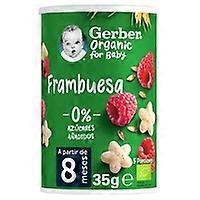 Baby snacks, cereal and raspberry puffs +8m 35 g