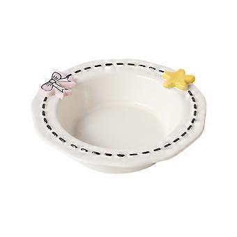 Cat Dog Bowl – Elevated Ceramic Stand – for Neck Protection & Eating