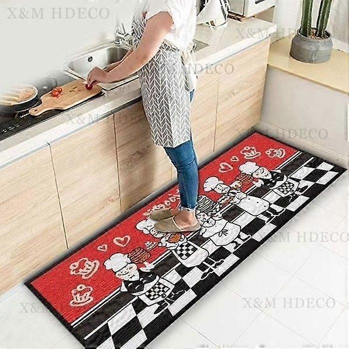 TEMPSA Kitchen Mat Non-Slip Runner Kitchen 50x120cm