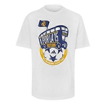 Adidas Miesten UCL Mestarien liigan Real Madrid CF T-paita
