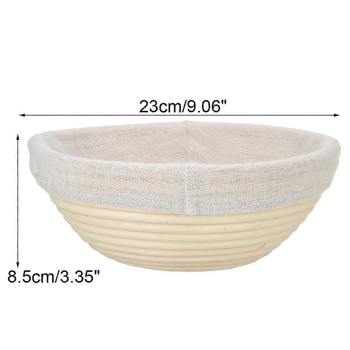 23cm Round Natural Bread Proofing Dough Fermentation Basket