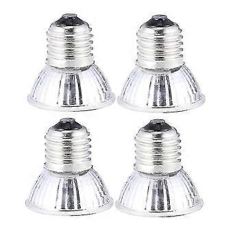 4pcs 75W uvb+uva3.0 Reptile Lamp Bulb Turtle Basking UV Light Bulbs Heating Lamp Reptile Sun Light Bulb-FCY