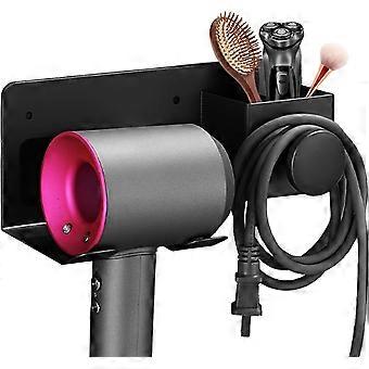Edelstahl-Fönhalter Wandhalterung für das Badezimmer, geeignet für Dyson Haartrocknerhalter und mehrere Größen von Haartrocknern