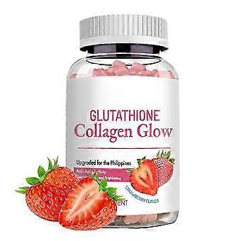 Skin Whitening and Brightening 60 Counts Nutrition Gels & Chews - Strawberry Flavor-dyj4