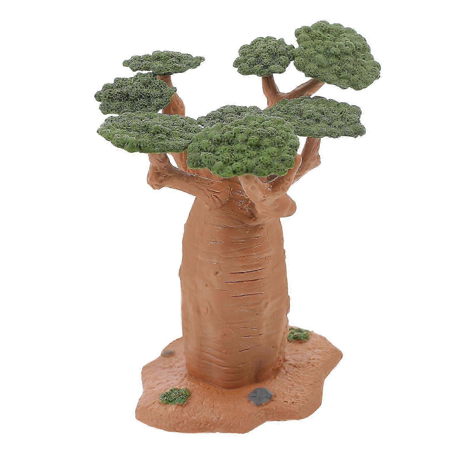 Simulation Mini Model Tree Plastic Ornament for Landscape Decoration