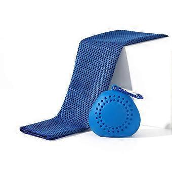 Cooling Towel for Neck Sport Gym Towel Sweat Absorbent Light Weight for Running Hiking Golfing Workout Gym Fitness sapphire.