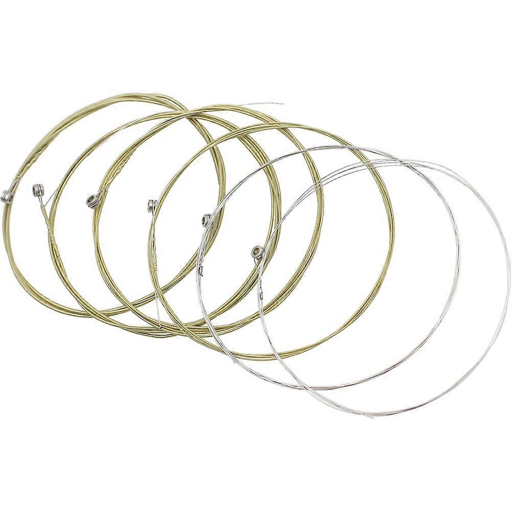 6pcs Acoustic Guitar Strings Musical Strings Stringed Instrument Strings Replacements