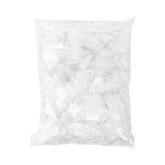 100 Pcs Tapones para los oídos impermeables desechables transparentes Protectores de oídos de plástico