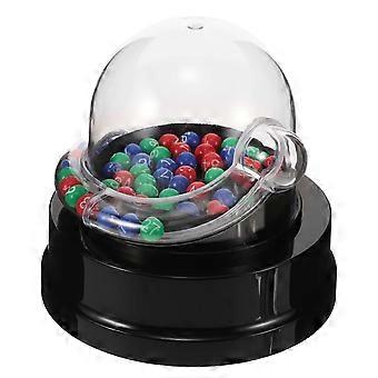 1 Sett Nummerplukkemaskin Mini Elektrisk Lucky Ball Picker Lotterimaskin Festspill Leketøy For Lotterispill