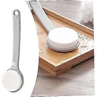Lotion applicator met handvat voor rug, benen, voeten zelf aanbrengende zonnebrandcrème, lange handgreep spons borstel