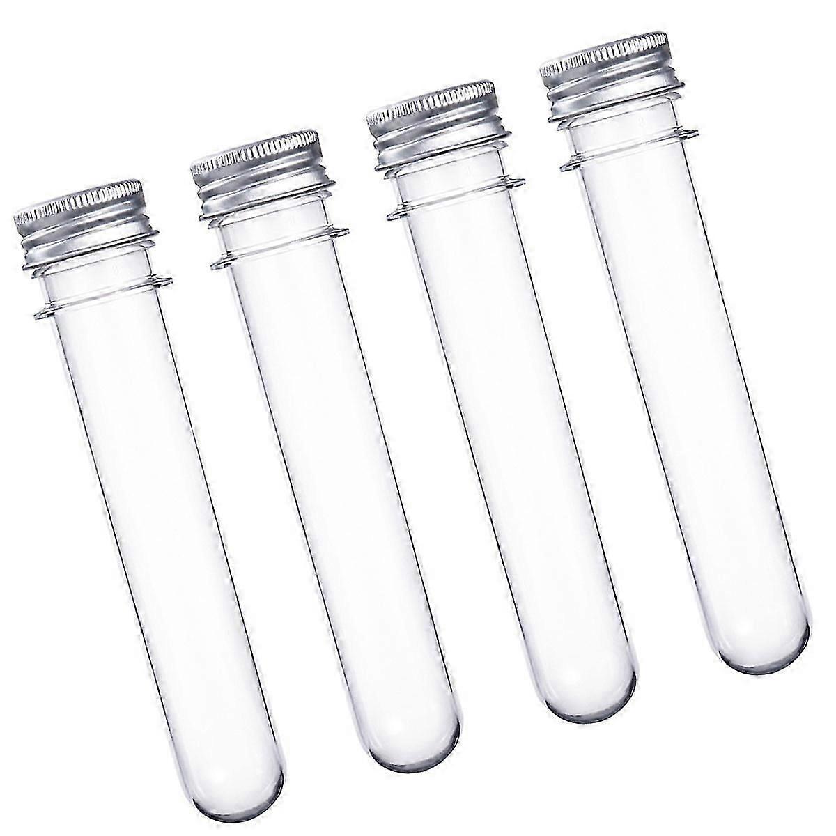 12pcs Plastic Test Tubes with Screw Caps 40ml Bath Salt Containers
