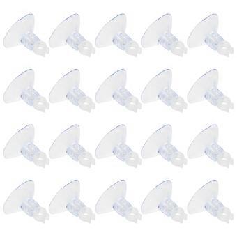 Fish Tank Oxygen Pipe Suction Cup for Secure Hose Fixing 40Pcs