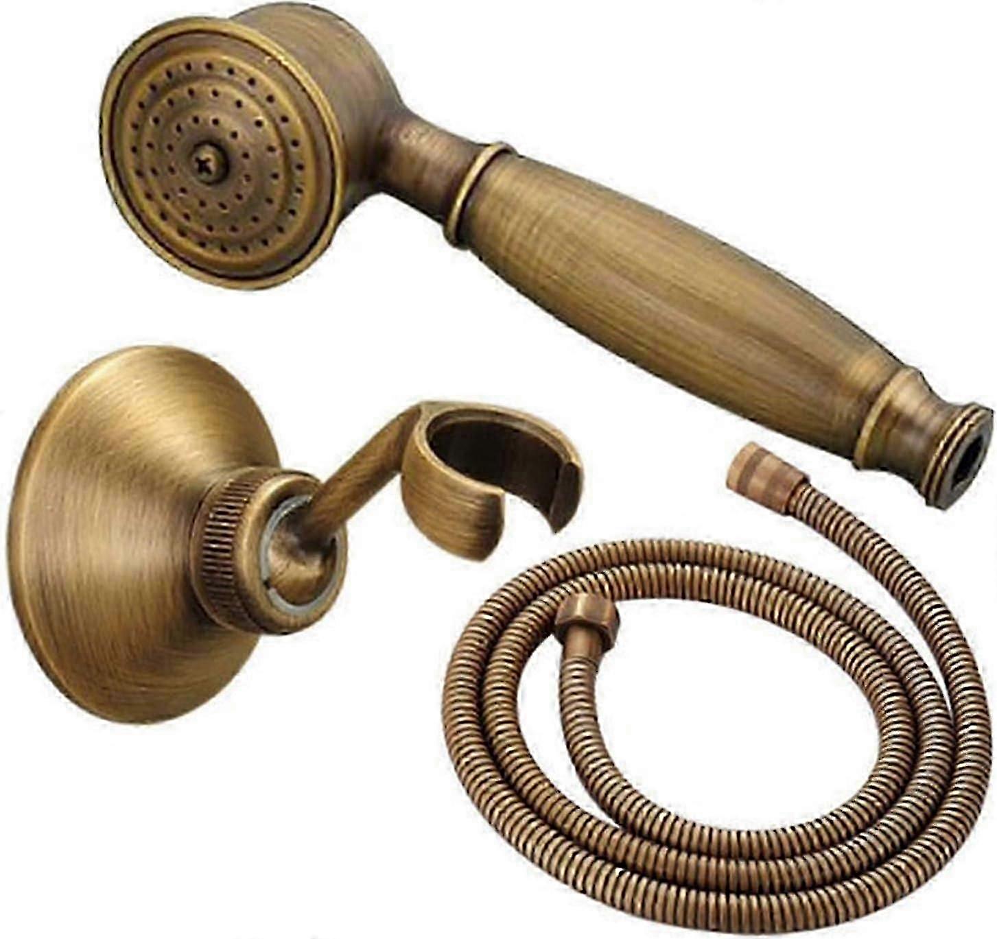 douche à main, système de douche en laiton antique