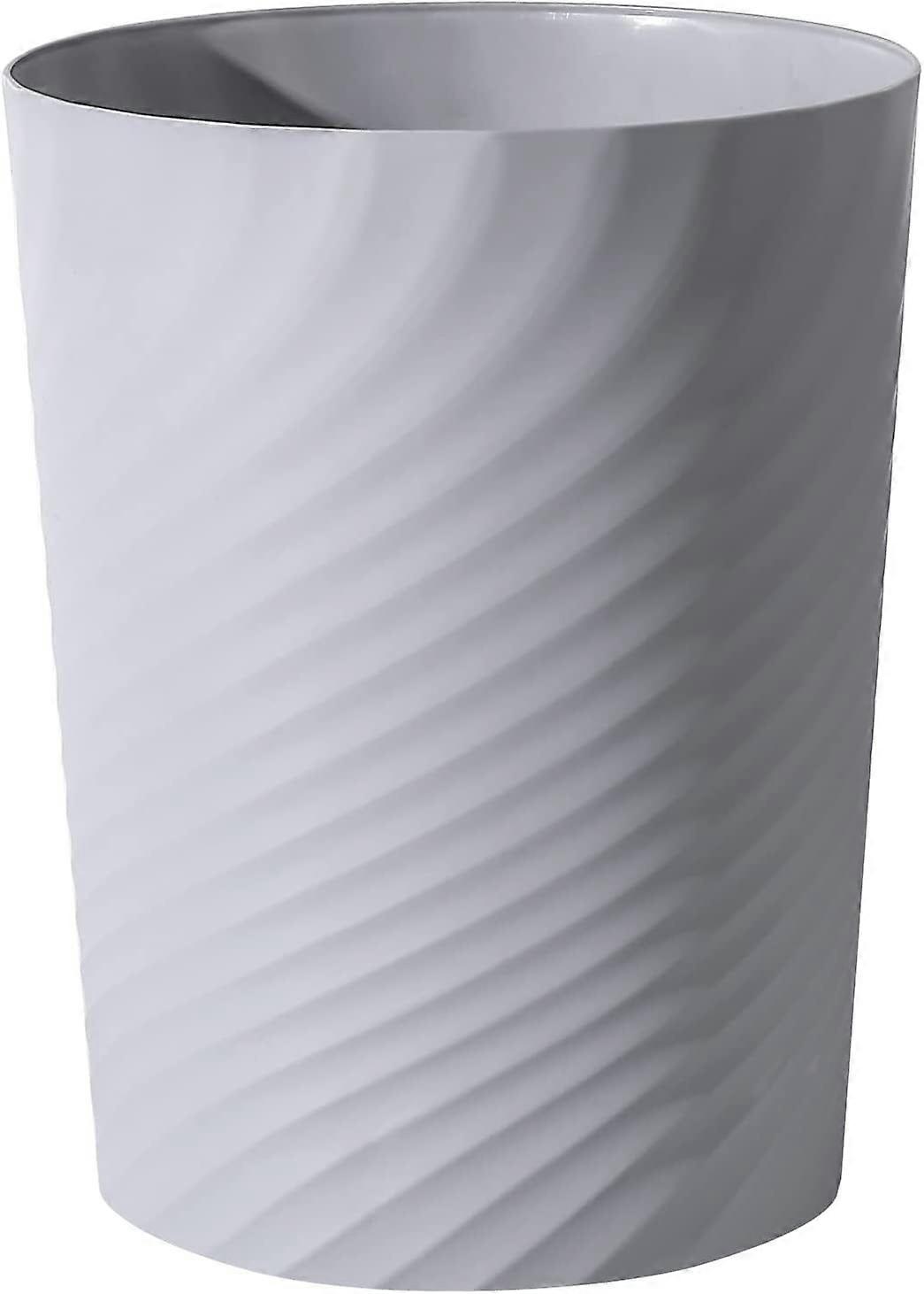 Round Compact Durable Trash Can for Bathroom Kitchen