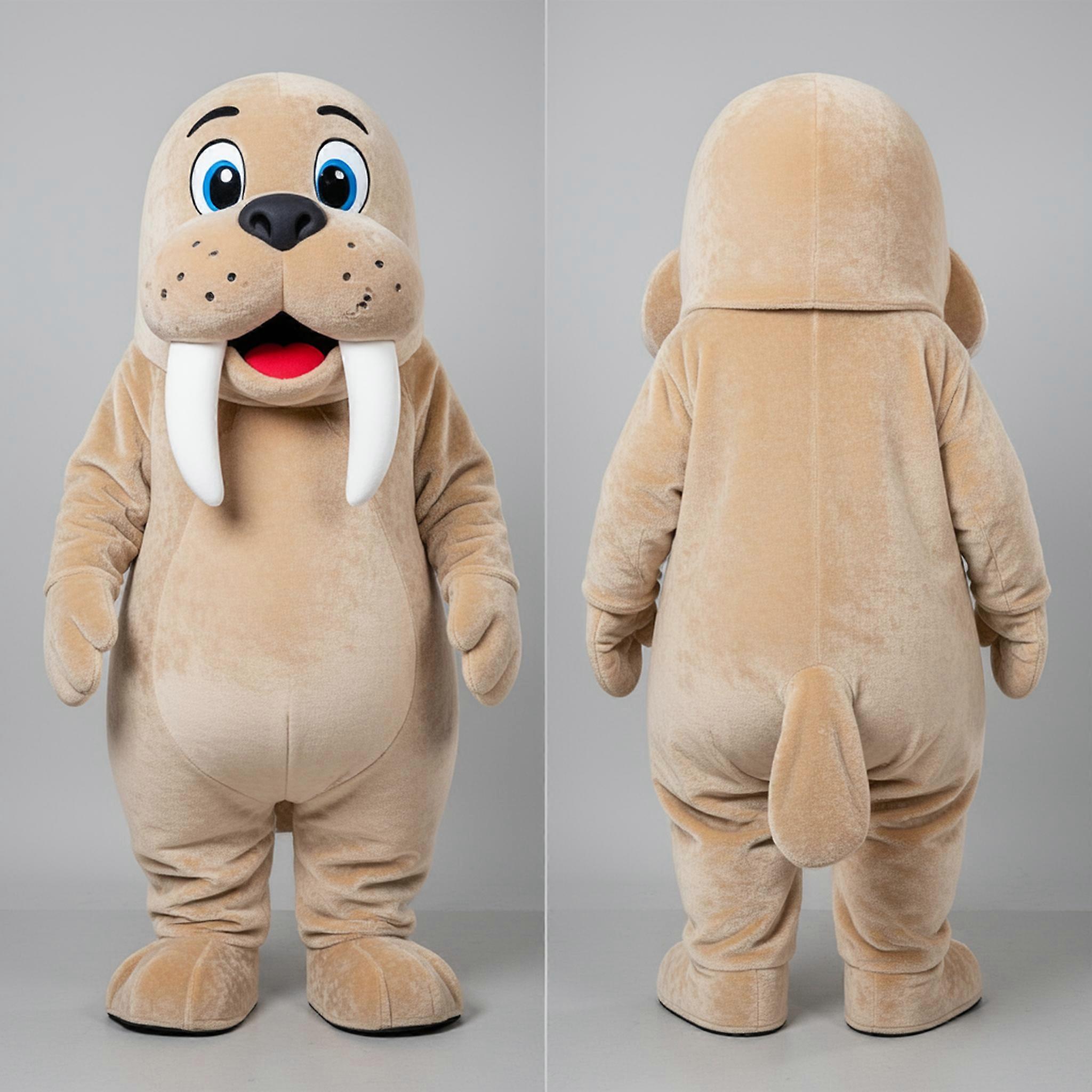 MASTICOT Beige Rounded Walrus Mascot