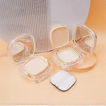 15g Leere Air Cushion Puff Box Tragbarer Kosmetik-Make-up-Behälter mit Puderschwamm und Spiegel für BB-Creme-Foundation DIY