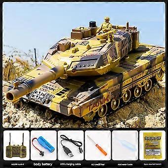 1/16 RC Tank 2.4GHz Smoke Simulation Boys Remote Control Army Track Vehicle