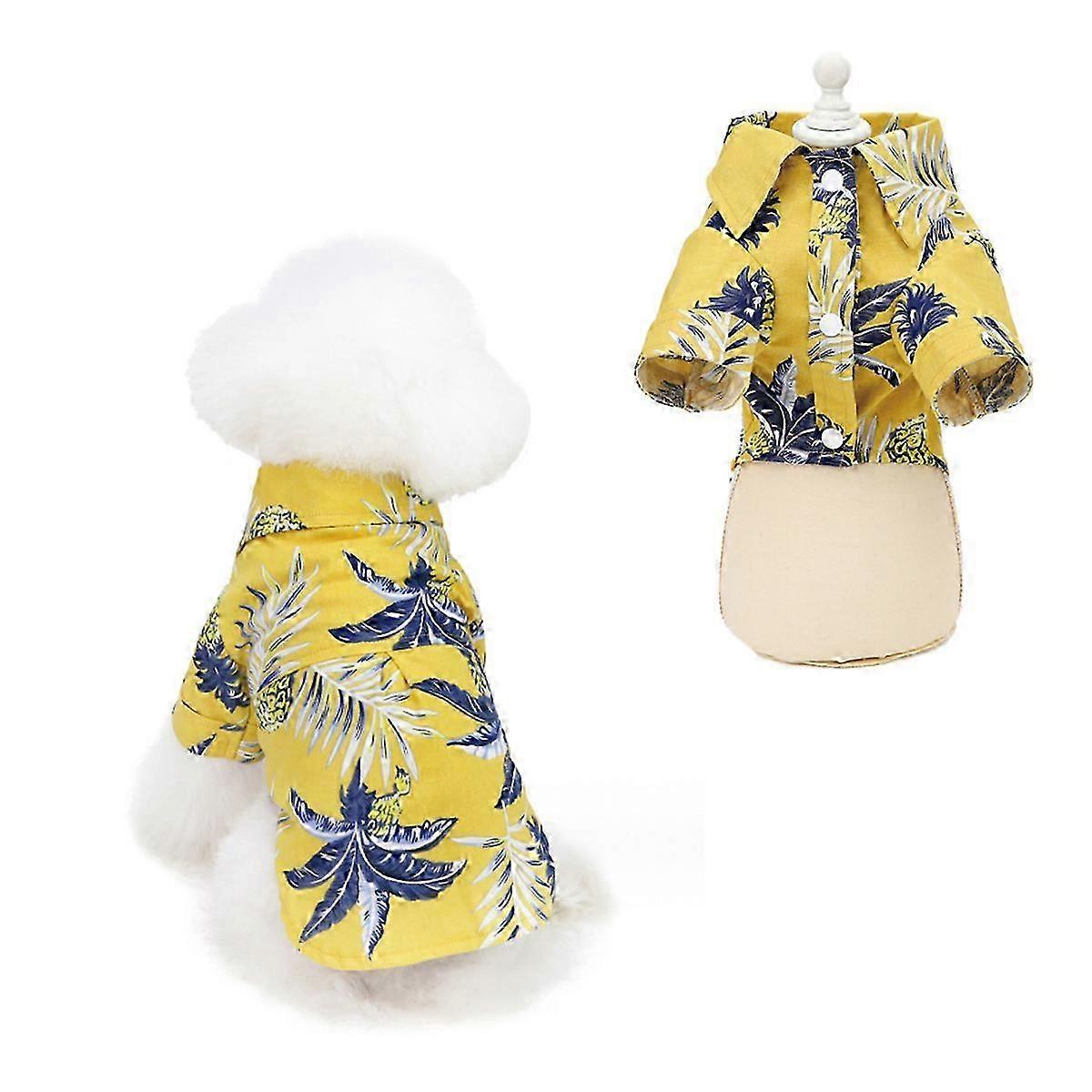 Breathable Leaf Print Lapel Vest
