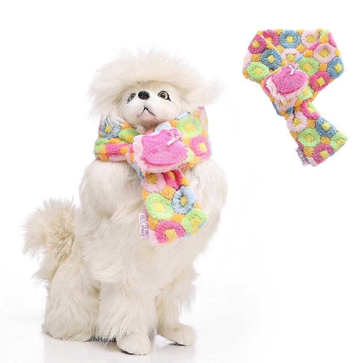 Soft Holiday Pet Scarf Adjustable