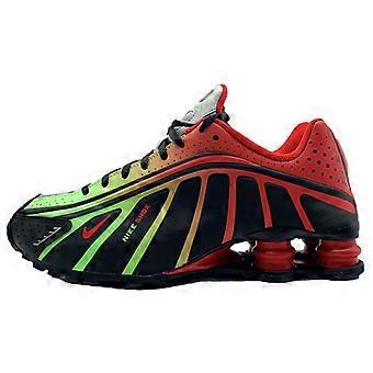 Nike Shox R4 Dämpfung, rutschfeste Laufschuhe, niedrig geschnitten, Unisex, Rot/Grün, BV1387-001