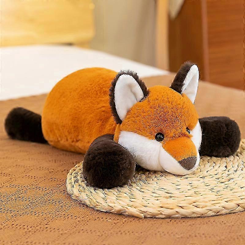 Fox Shaped Weighted Plush Pillow