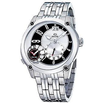 Jaguar cab.ace.esf.ag/ne. Quartz analoge man horloge met J629/2 roestvrijstalen armband