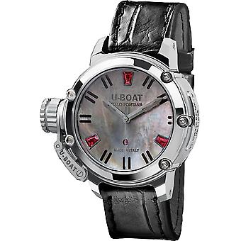 U-Boat Chimera analoge Women's automatische horloge met krokodil huid armband 8017