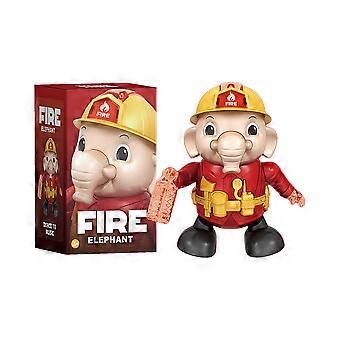 Dancing Elephant Firefighter Toy-Creative Elephant Simulation Design Fun And Innocent Entertainment Toy.LLY3