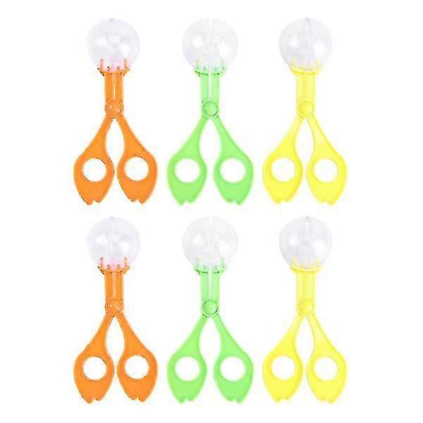 6pc 14cm Safe Insect Observation Tongs