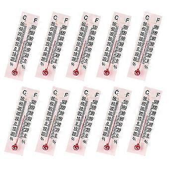 Dollhouse Thermometer Models Analog Thermometer for 10Pcs Miniature Scenes WI-WHBYV