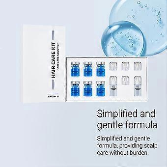 Scalp Care Treatment Kit 30ml, Six 5ml Solution Vials with Two Care Bottles and Four Applicators for Easy Controlled Daily Hair Care
