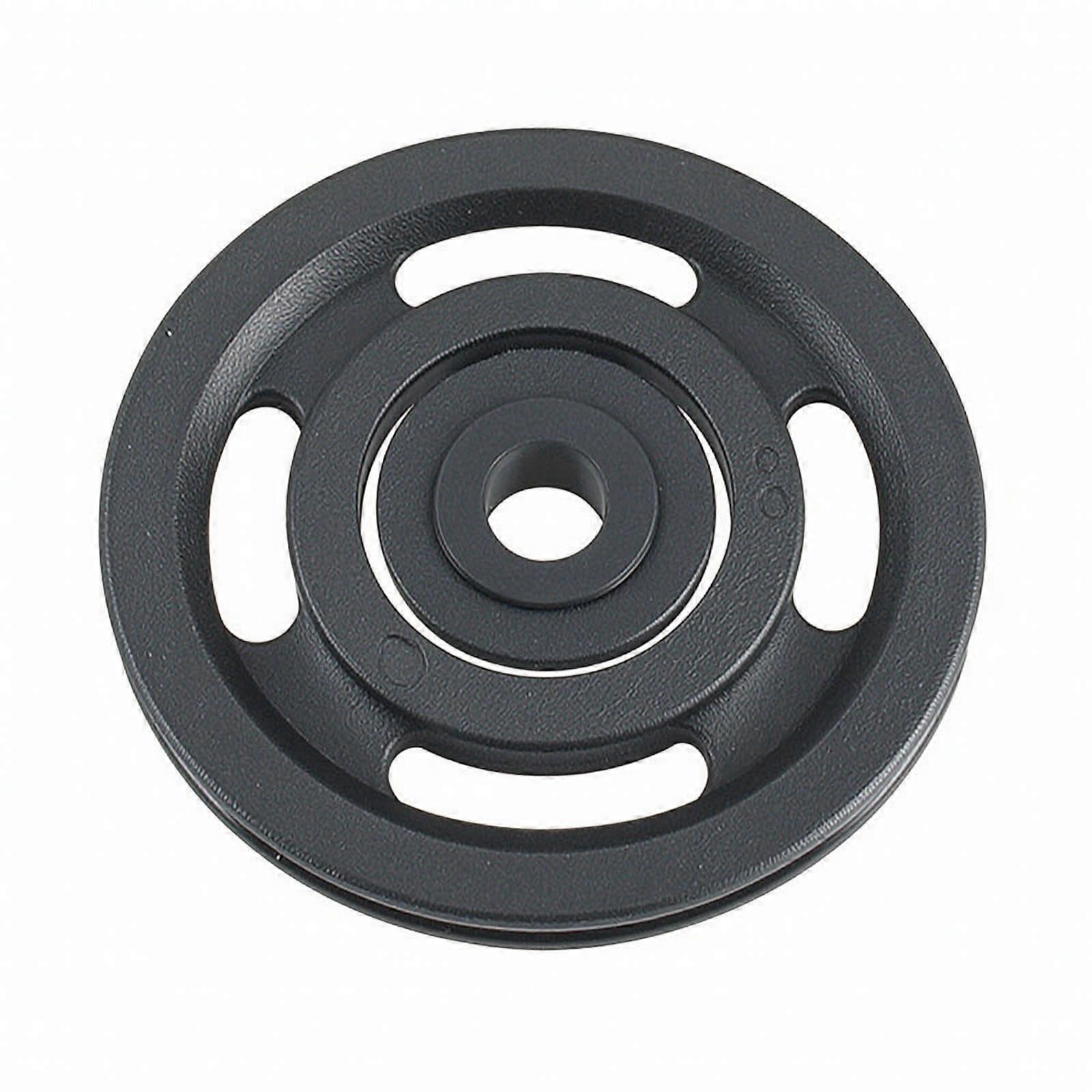 Fitness Pulley Wheel | Grooved Outer border pattern, Compact 8.9cm Diameter, Gym