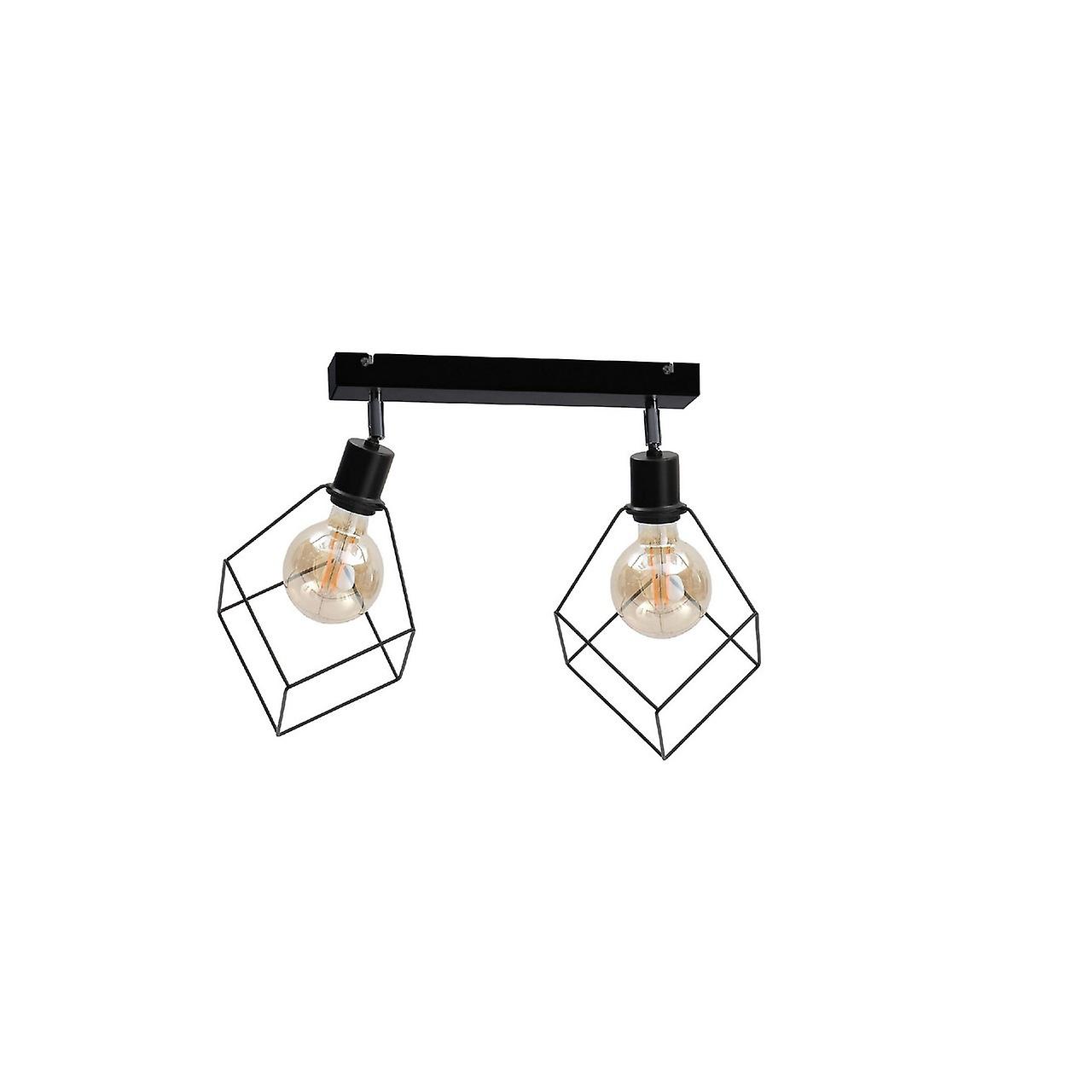 Keter Ruben Twin Ceiling Spotlight Black, 53cm, 2x E27