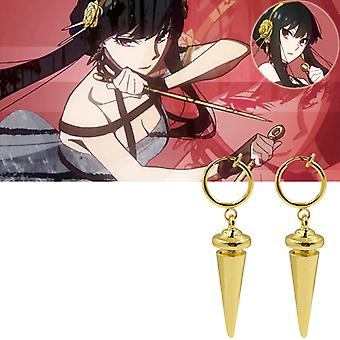 8 Paires Boucles D'Oreilles Anime En Acrylique - Bijoux Cosplay Pour Filles Et Fans