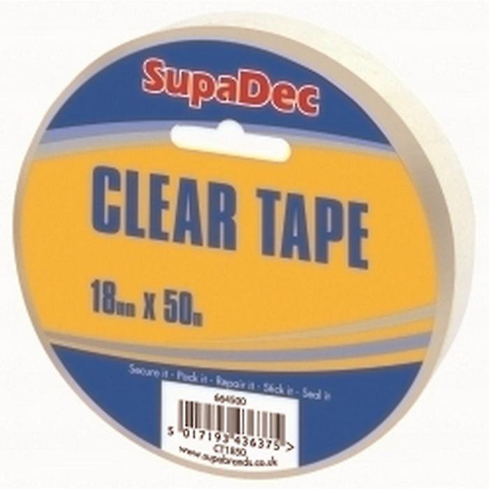 SupaDec Clear Tape