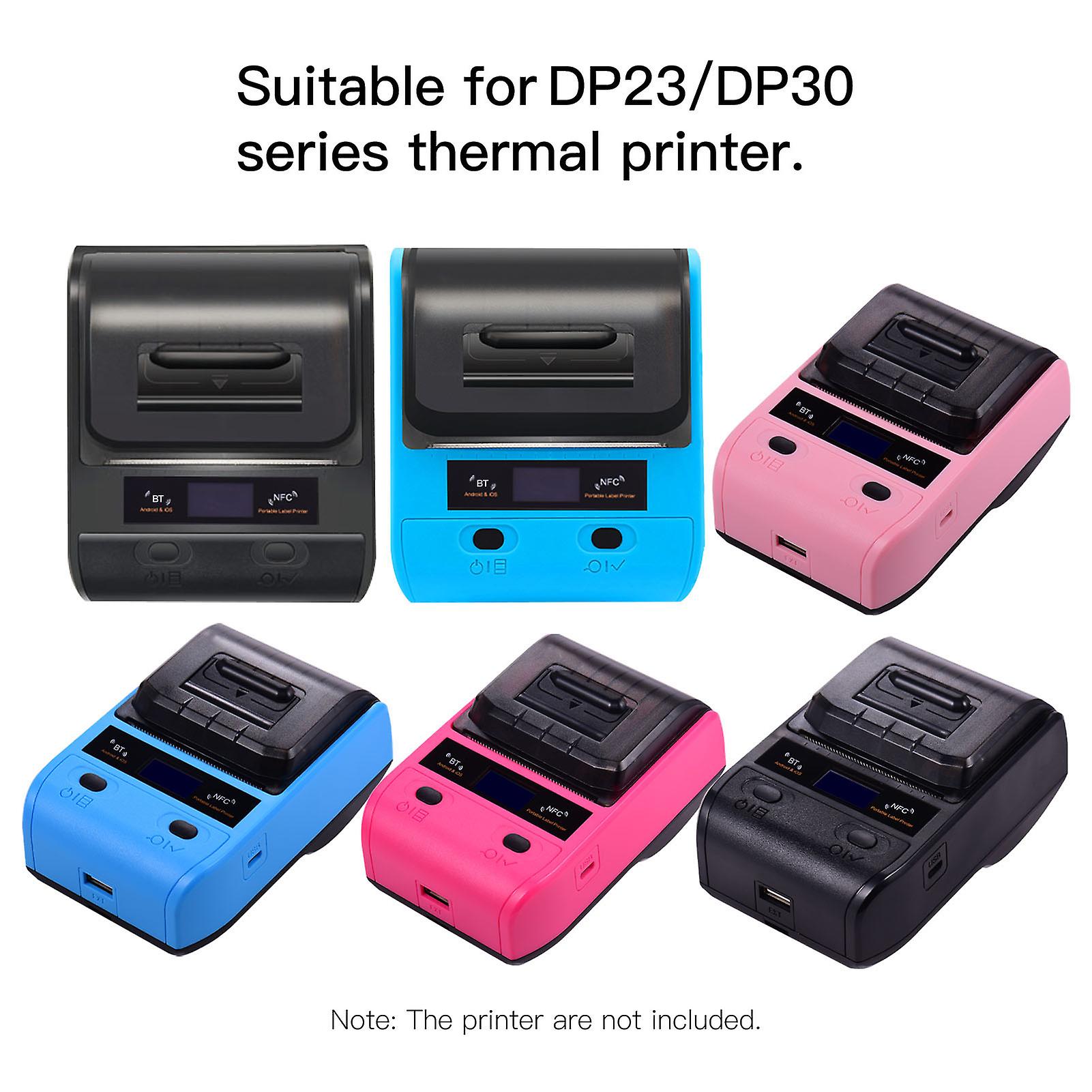 Label Printer Sticker Thermal Label Paper Self-adhesive Printable Paper ...