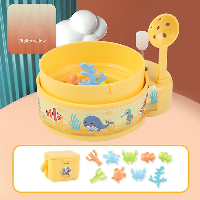 Mini Vissen Gashapon Game Machine Speelgoed Kinderen Ouder-kind Interactie
