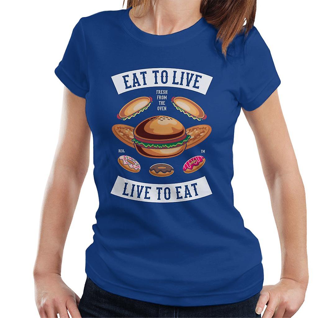 Comemos para viver t-shirt comida feminino