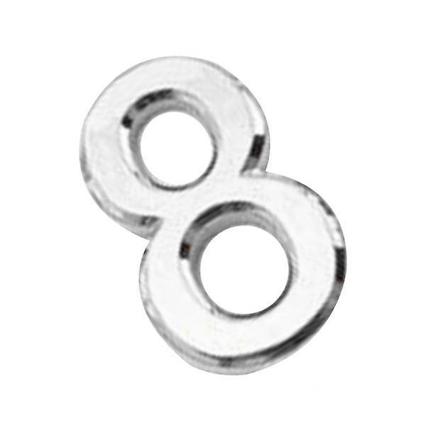 9xSilver Plastic Self-Adhesive House Hotel Door Number  Sticky Numeric Digit 8