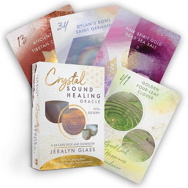 Crystal Sound Healing Oracle by Jeralyn Glass Paperback Book