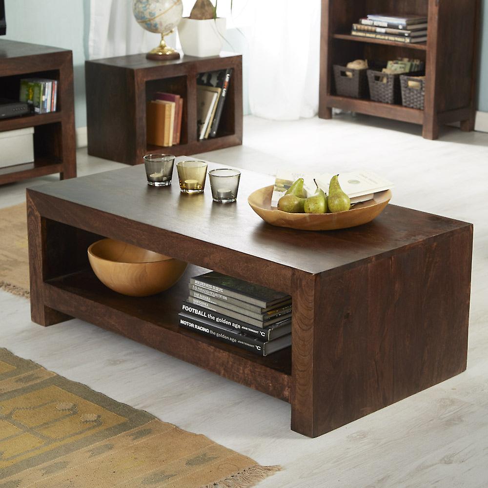 Koda Mango Contemporary Coffee Table Large